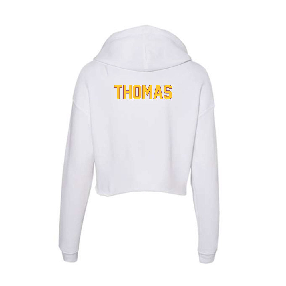 Arizona State - NCAA Men's Cross Country : Glenn Thomas - Classic Shersey Women's Crop Fleece Hoodie-1