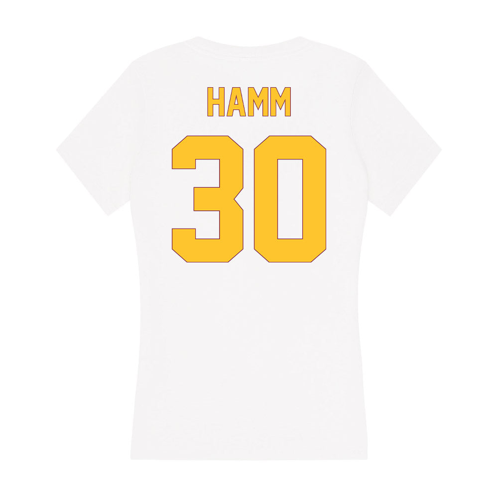 Arizona State - NCAA Men's Ice Hockey : Chase Hamm - Classic Shersey Women's V-Neck T-Shirt-1