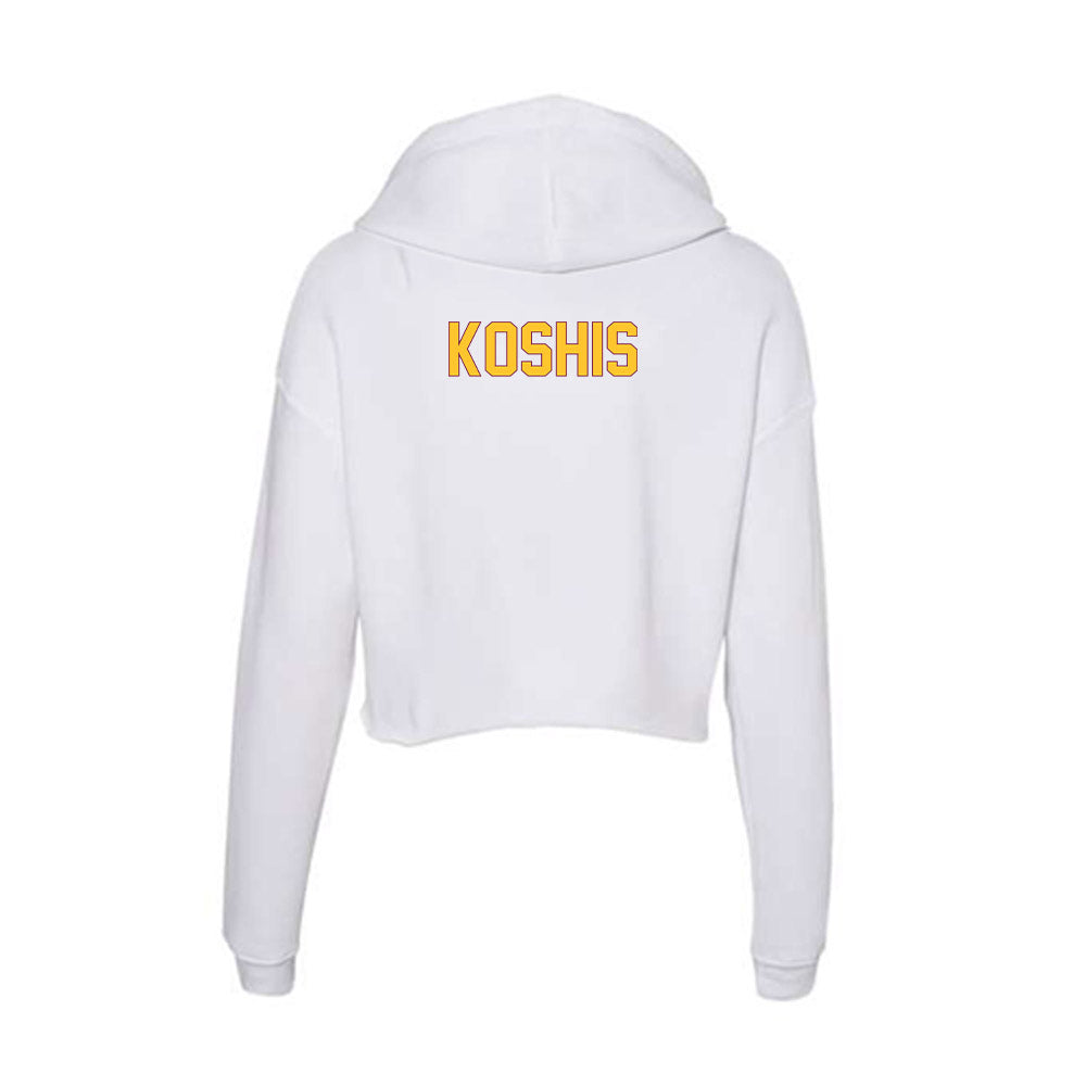 Arizona State - NCAA Men's Tennis : Constantinos Koshis - Classic Shersey Women's Crop Fleece Hoodie-1