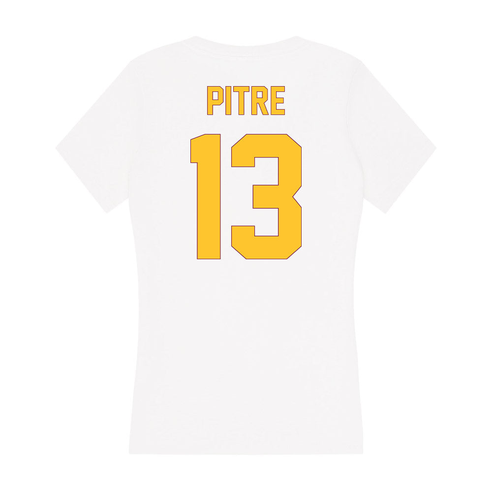 Arizona State - NCAA Football : Roman Pitre - Classic Shersey Women's V-Neck T-Shirt-1