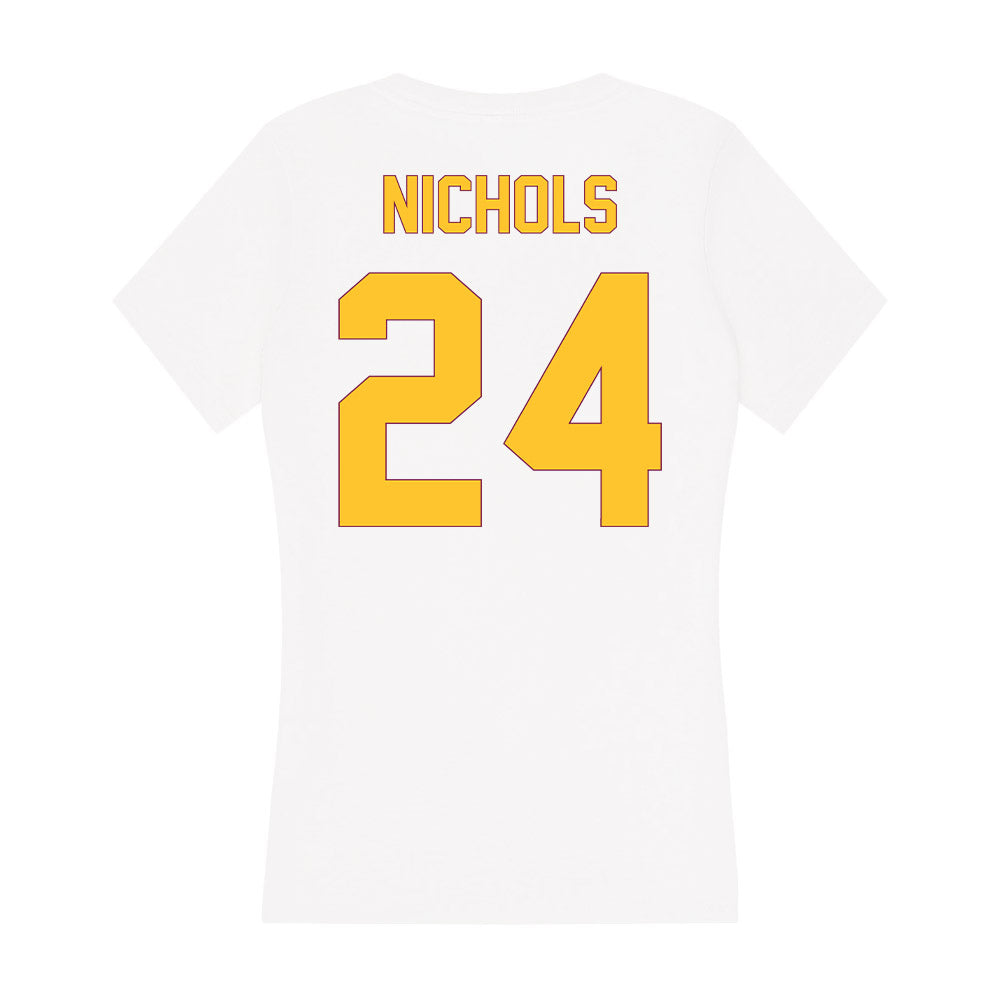 Arizona State - NCAA Women's Lacrosse : Alyssa Nichols - Classic Shersey Women's V-Neck T-Shirt-1