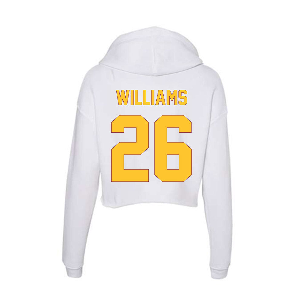 Arizona State - NCAA Beach Volleyball : Layla Williams - Classic Shersey Women's Crop Fleece Hoodie-1