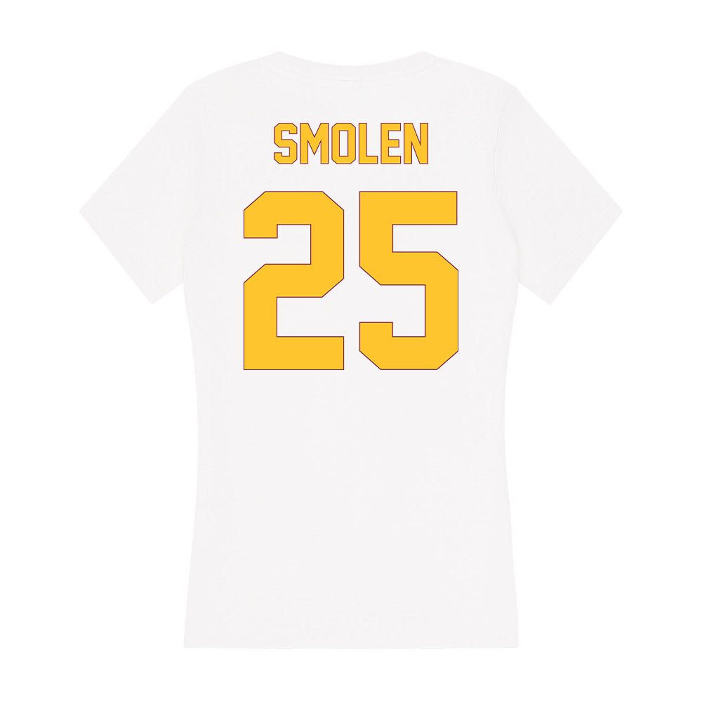 Arizona State - NCAA Men's Ice Hockey : Kyle Smolen - Classic Shersey Women's V-Neck T-Shirt-1