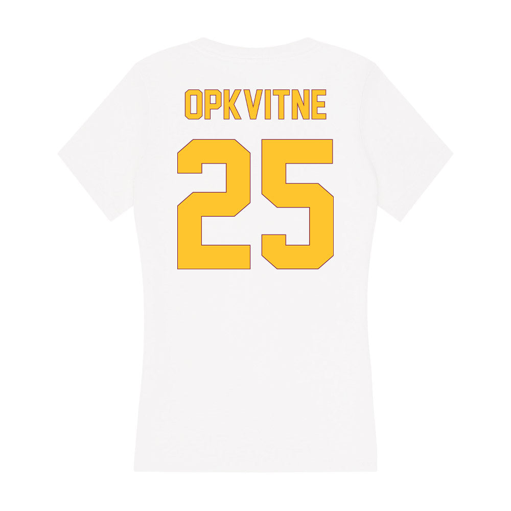 Arizona State - NCAA Women's Soccer : Ella Opkvitne - Classic Shersey Women's V-Neck T-Shirt-1