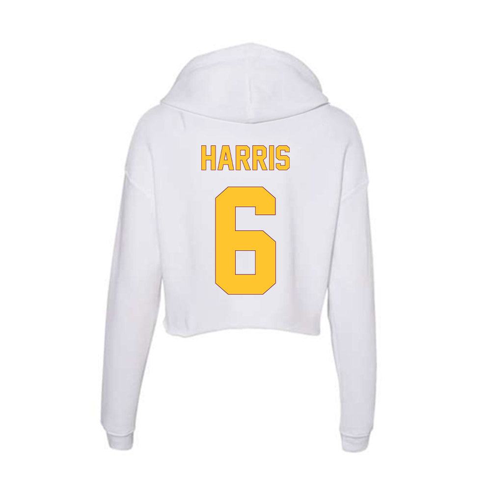 Arizona State - NCAA Women's Lacrosse : Kara Harris - Classic Shersey Women's Crop Fleece Hoodie-1