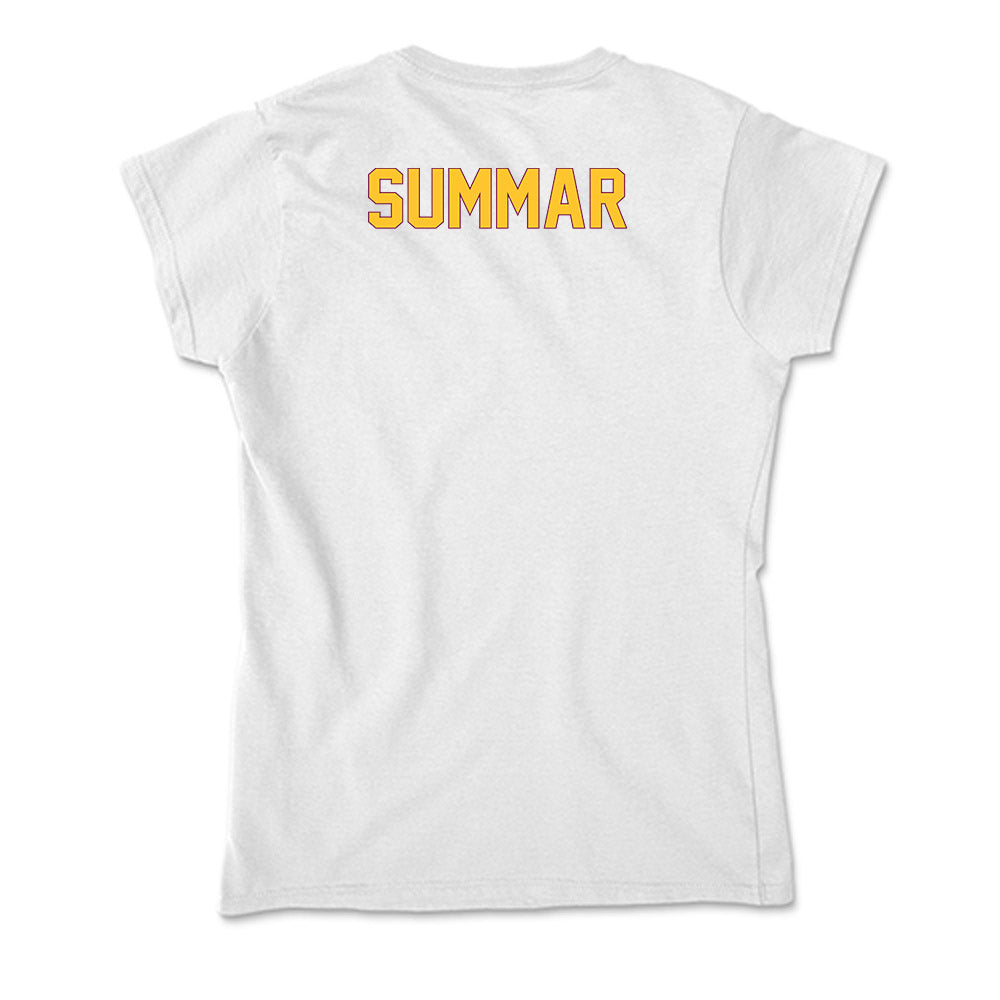 Arizona State - NCAA Women's Swimming & Diving : Zoe Summar - Classic Shersey Soft Style Women’s T-Shirt-1