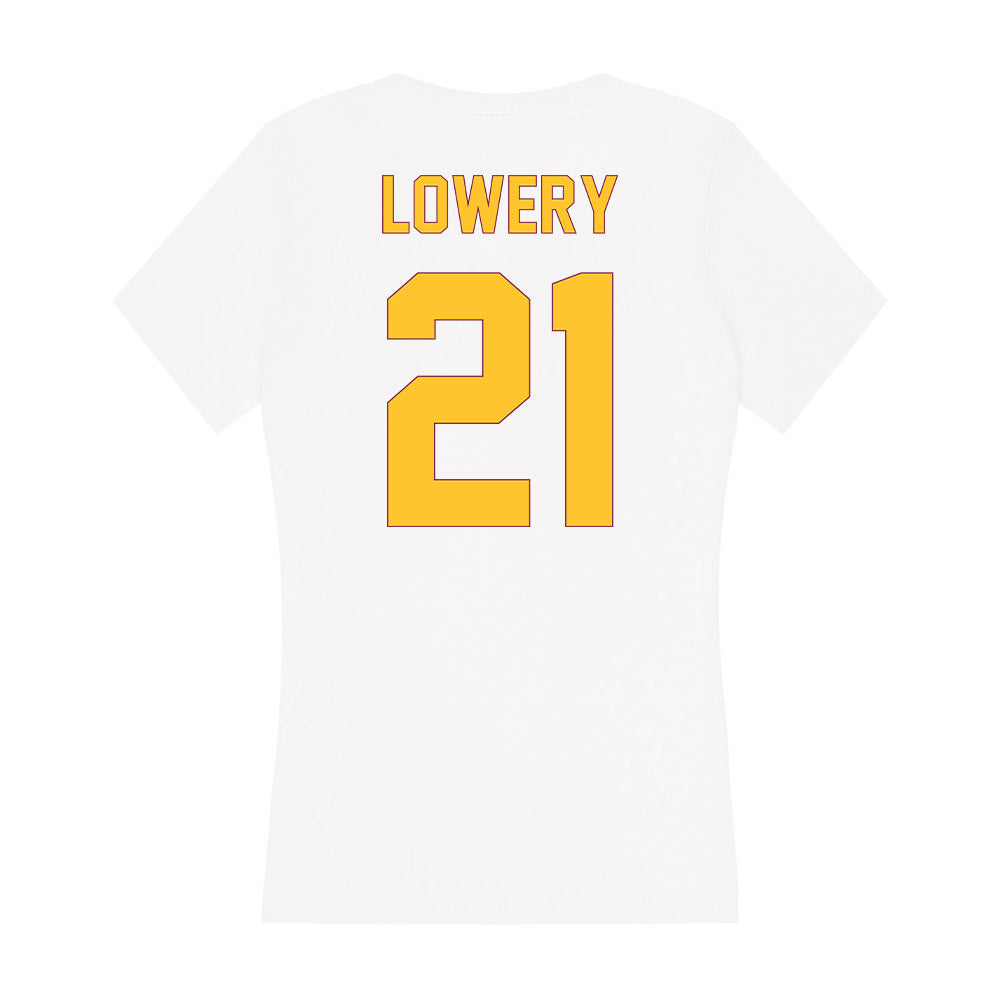 Arizona State - NCAA Women's Lacrosse : Teagan Lowery - Classic Shersey Women's V-Neck T-Shirt-1