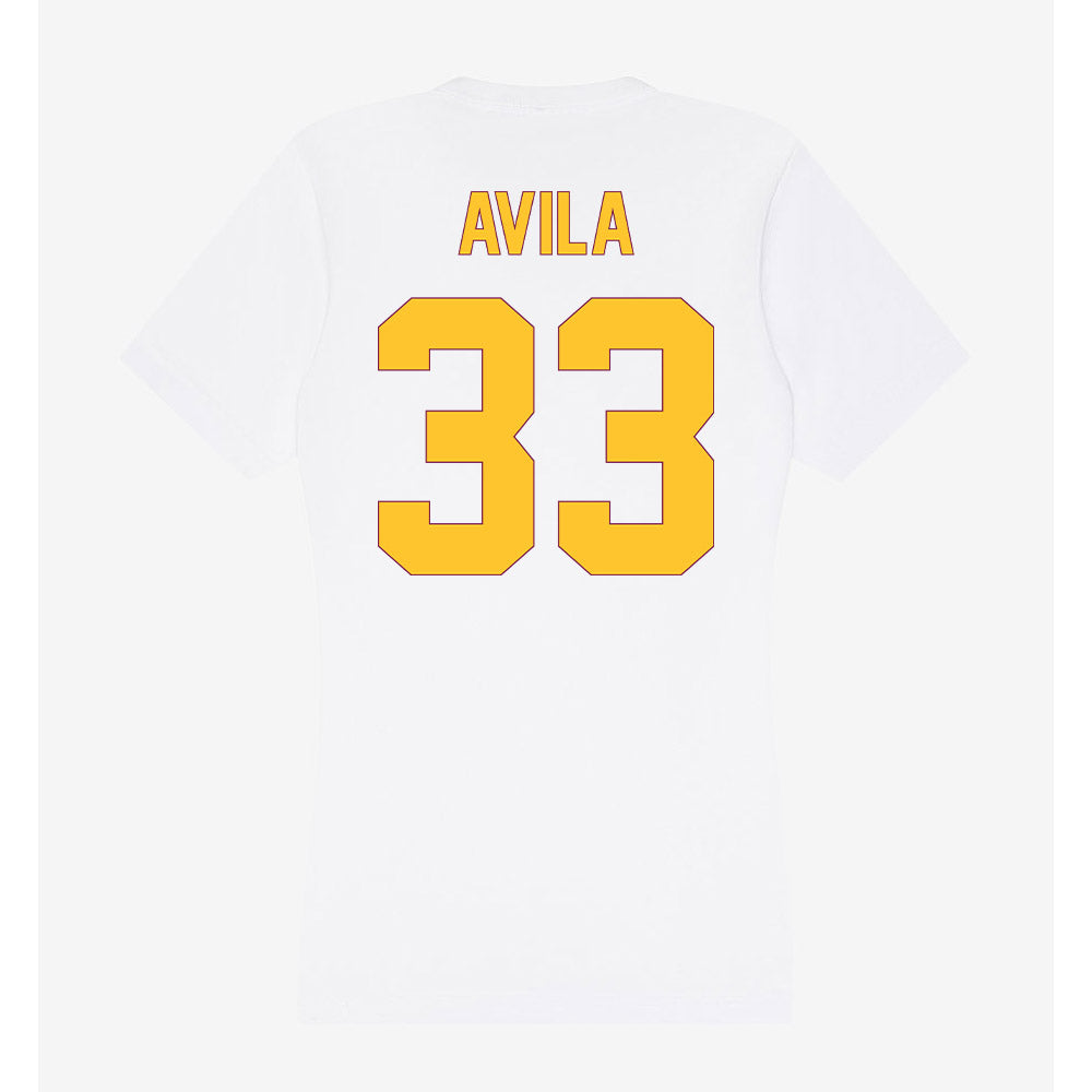 Arizona State - NCAA Softball : Yazzy Avila - Classic Shersey Women's V-Neck T-Shirt-1