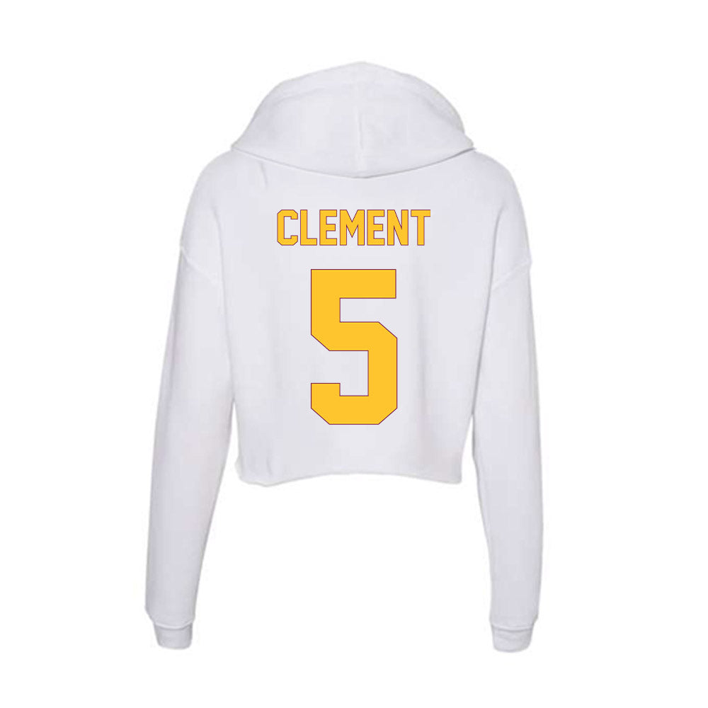Arizona State - NCAA Beach Volleyball : Tori Clement - Classic Shersey Women's Crop Fleece Hoodie-1