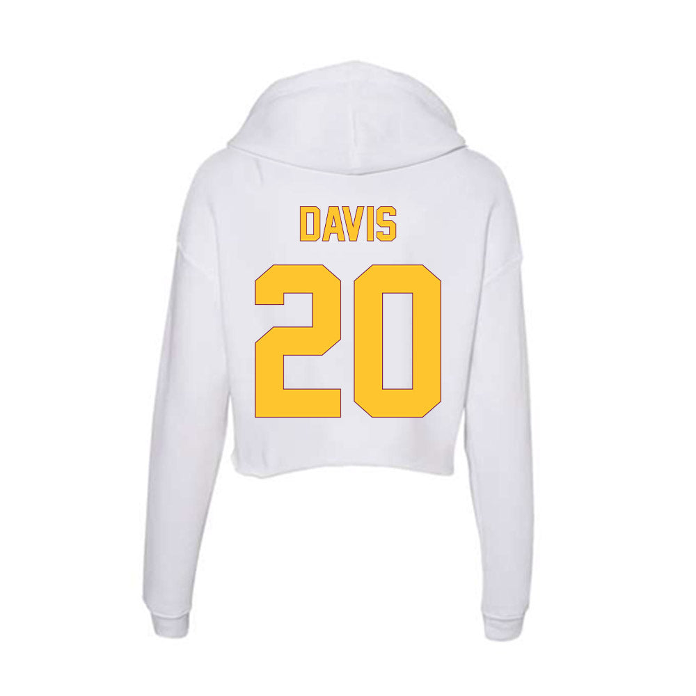 Arizona State - NCAA Softball : Takya Davis - Classic Shersey Women's Crop Fleece Hoodie-1