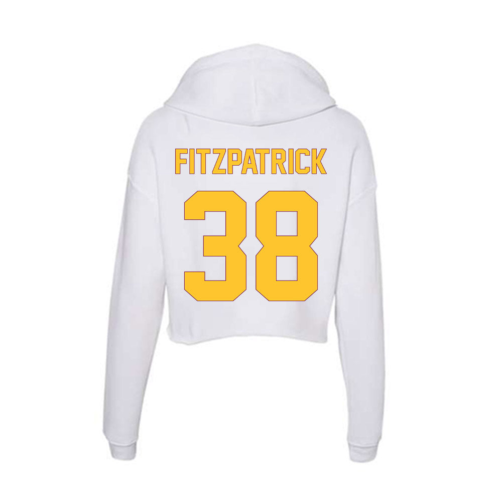 Arizona State - NCAA Baseball : Sean Fitzpatrick - Classic Shersey Women's Crop Fleece Hoodie-1