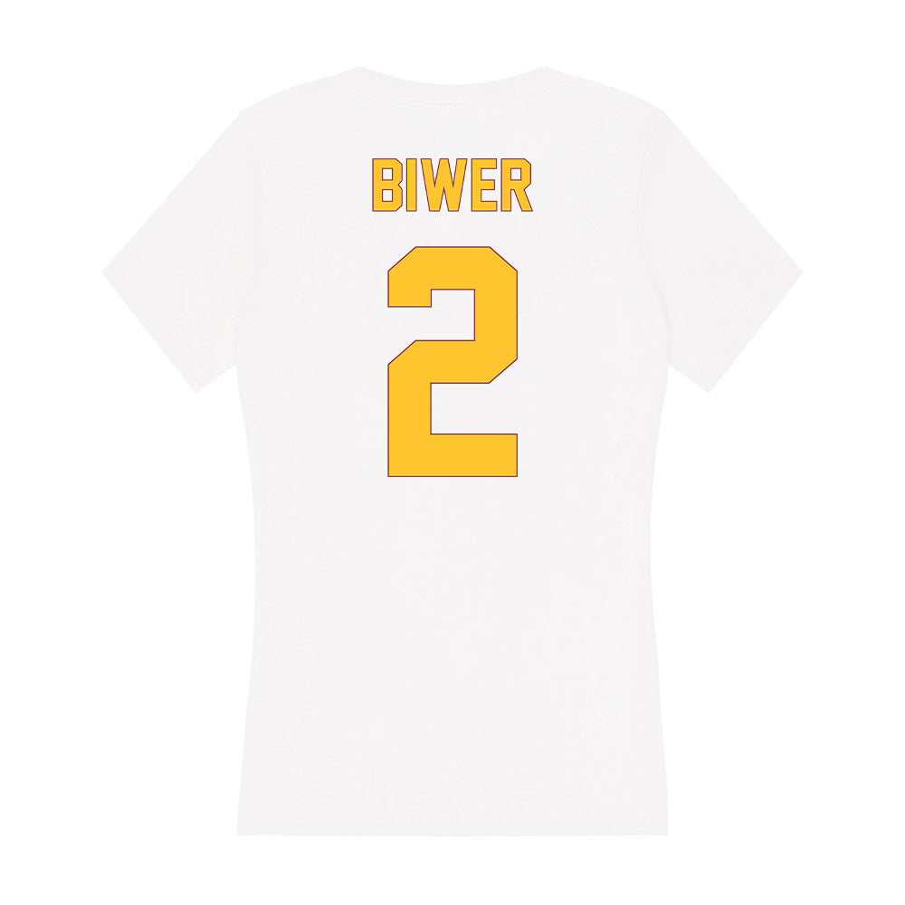 Arizona State - NCAA Women's Lacrosse : Keira Biwer - Classic Shersey Women's V-Neck T-Shirt-1
