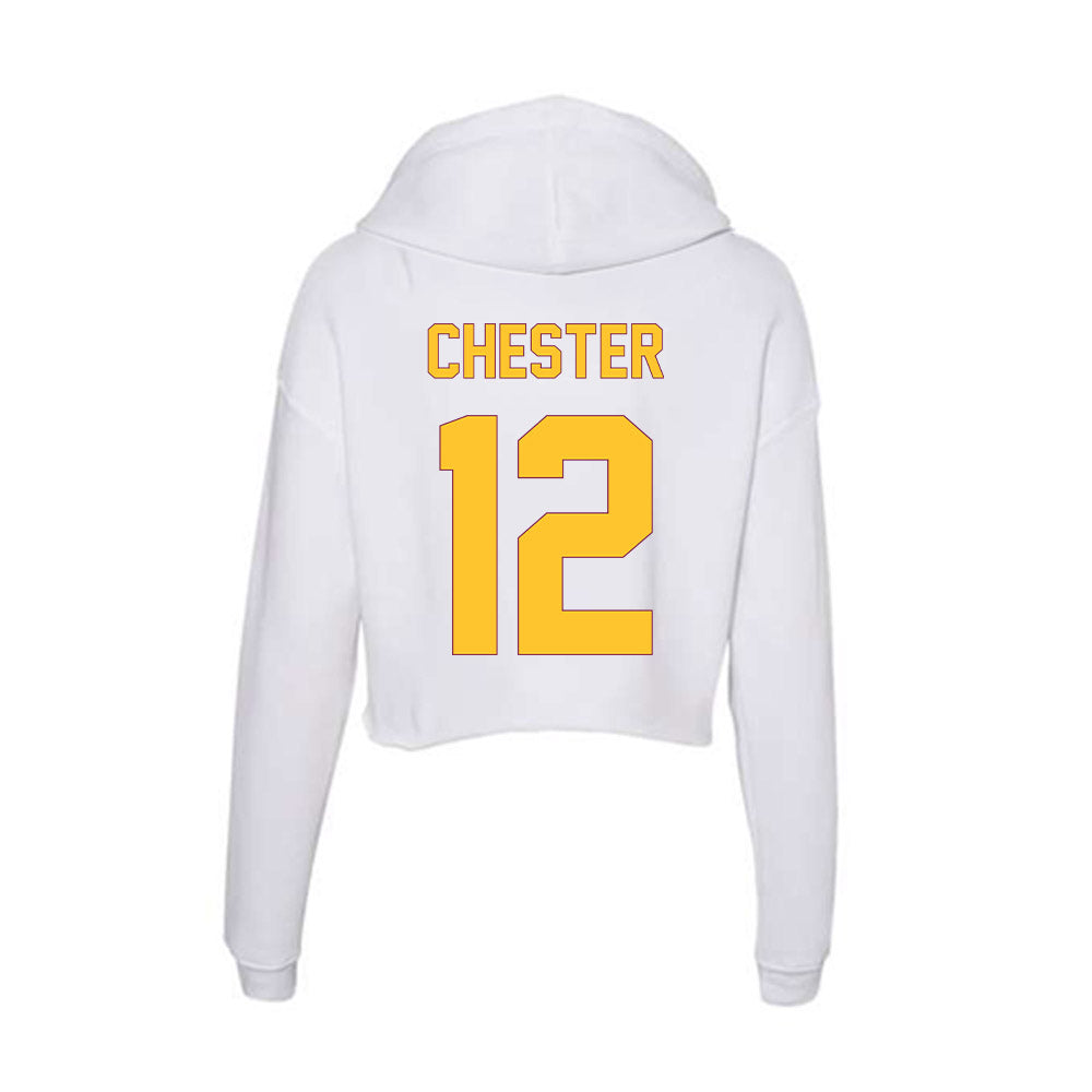 Arizona State - NCAA Softball : Katie Chester - Classic Shersey Women's Crop Fleece Hoodie-1
