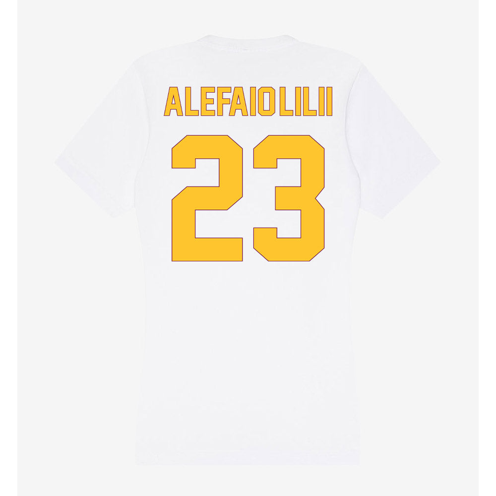 Arizona State - NCAA Football : Benjamin Alefaio-Lilii - Classic Shersey Women's V-Neck T-Shirt-1