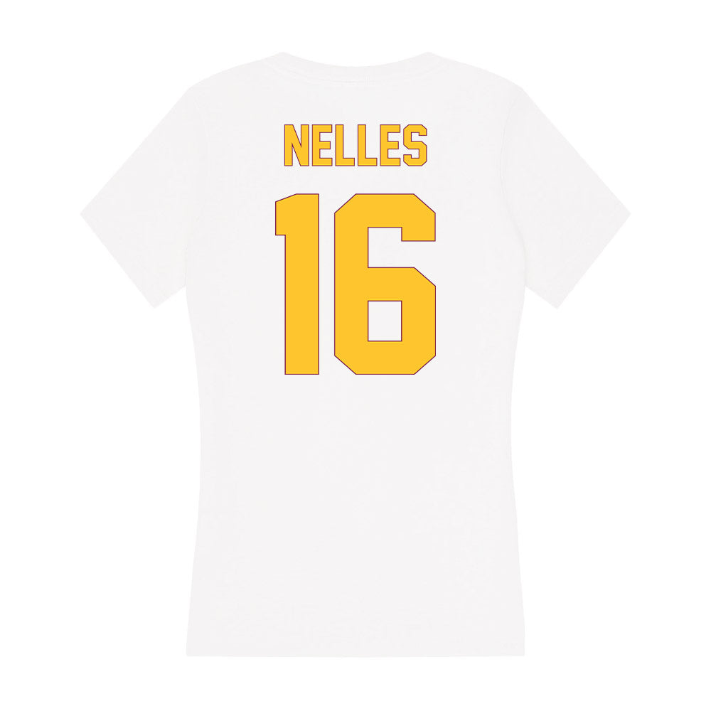 Arizona State - NCAA Women's Soccer : Pauline Nelles - Classic Shersey Women's V-Neck T-Shirt-1