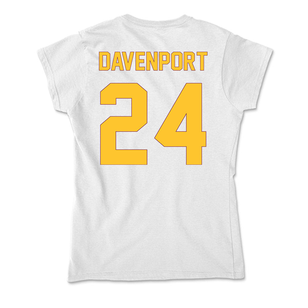 Arizona State - NCAA Women's Basketball : Deborah Davenport - Classic Shersey Soft Style Women’s T-Shirt-1