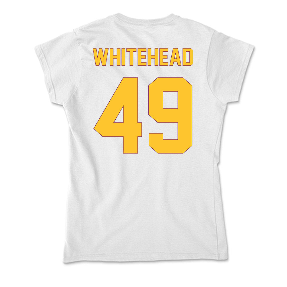 Arizona State - NCAA Men's Ice Hockey : Braxton Whitehead - Classic Shersey Soft Style Women’s T-Shirt-1