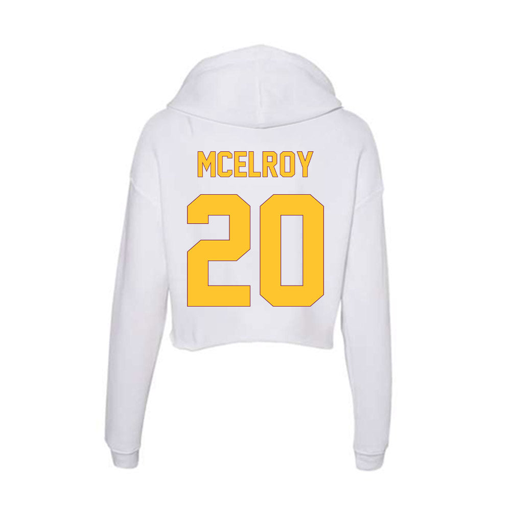 Arizona State - NCAA Beach Volleyball : Olivia McElroy - Classic Shersey Women's Crop Fleece Hoodie-1