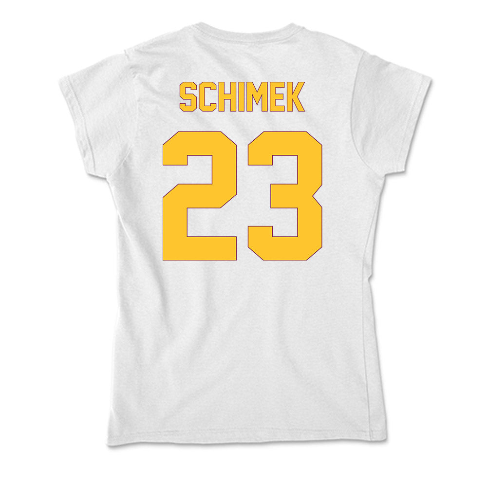 Arizona State - NCAA Men's Ice Hockey : Bennett Schimek - Classic Shersey Soft Style Women’s T-Shirt-1