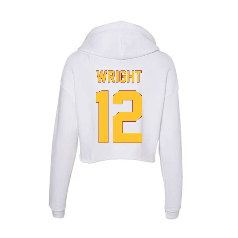 Arizona State - NCAA Women's Soccer : Ava Wright - Classic Shersey Women's Crop Fleece Hoodie-1