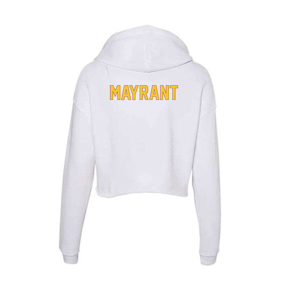 Arizona State - NCAA Men's Track & Field : Duaine Mayrant - Classic Shersey Women's Crop Fleece Hoodie-1