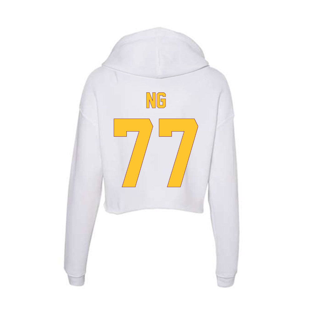 Arizona State - NCAA Women's Lacrosse : Teagan Ng - Classic Shersey Women's Crop Fleece Hoodie-1