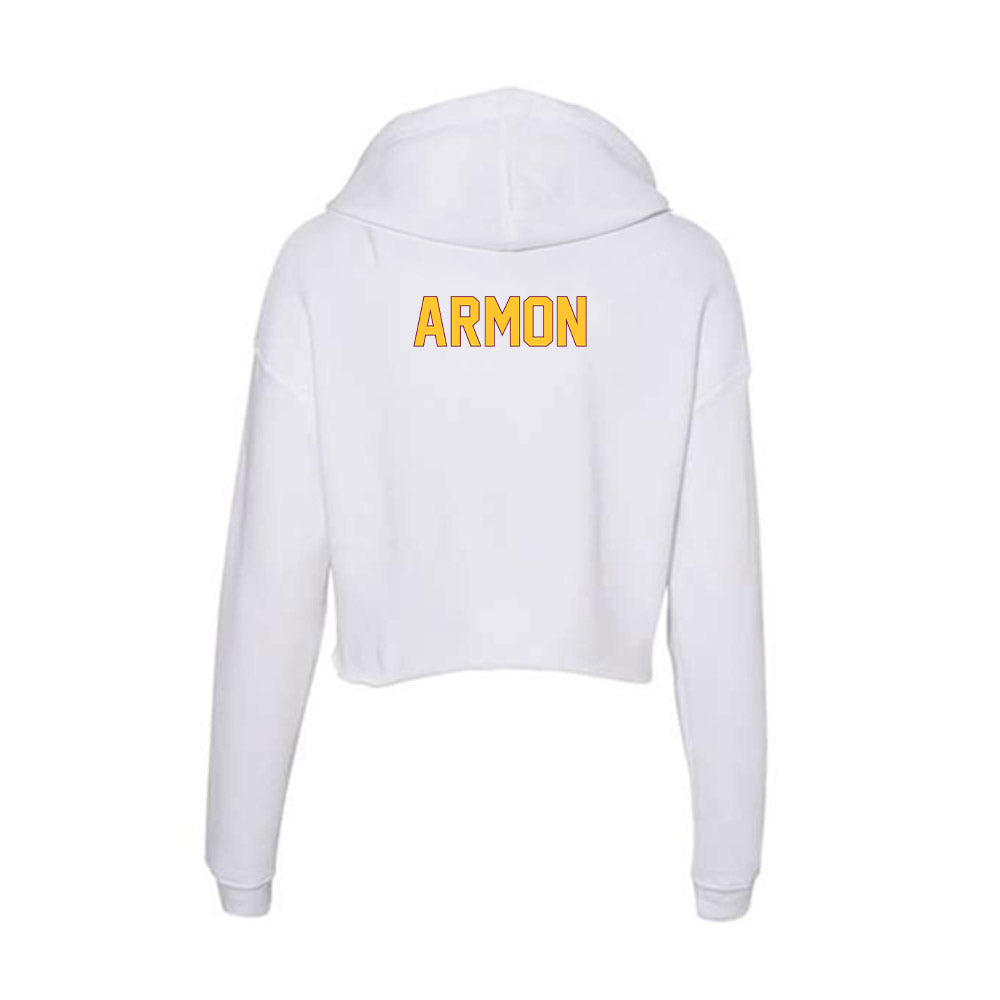 Arizona State - NCAA Women's Swimming & Diving : Indigo Armon - Classic Shersey Women's Crop Fleece Hoodie-1