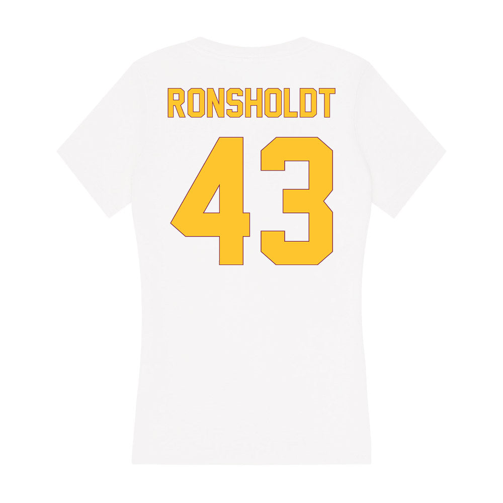 Arizona State - NCAA Women's Lacrosse : Vanessa Ronsholdt - Classic Shersey Women's V-Neck T-Shirt-1
