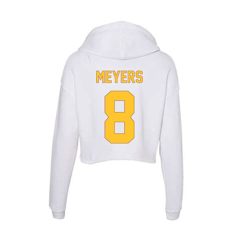 Arizona State - NCAA Beach Volleyball : Kaydon Meyers - Classic Shersey Women's Crop Fleece Hoodie-1