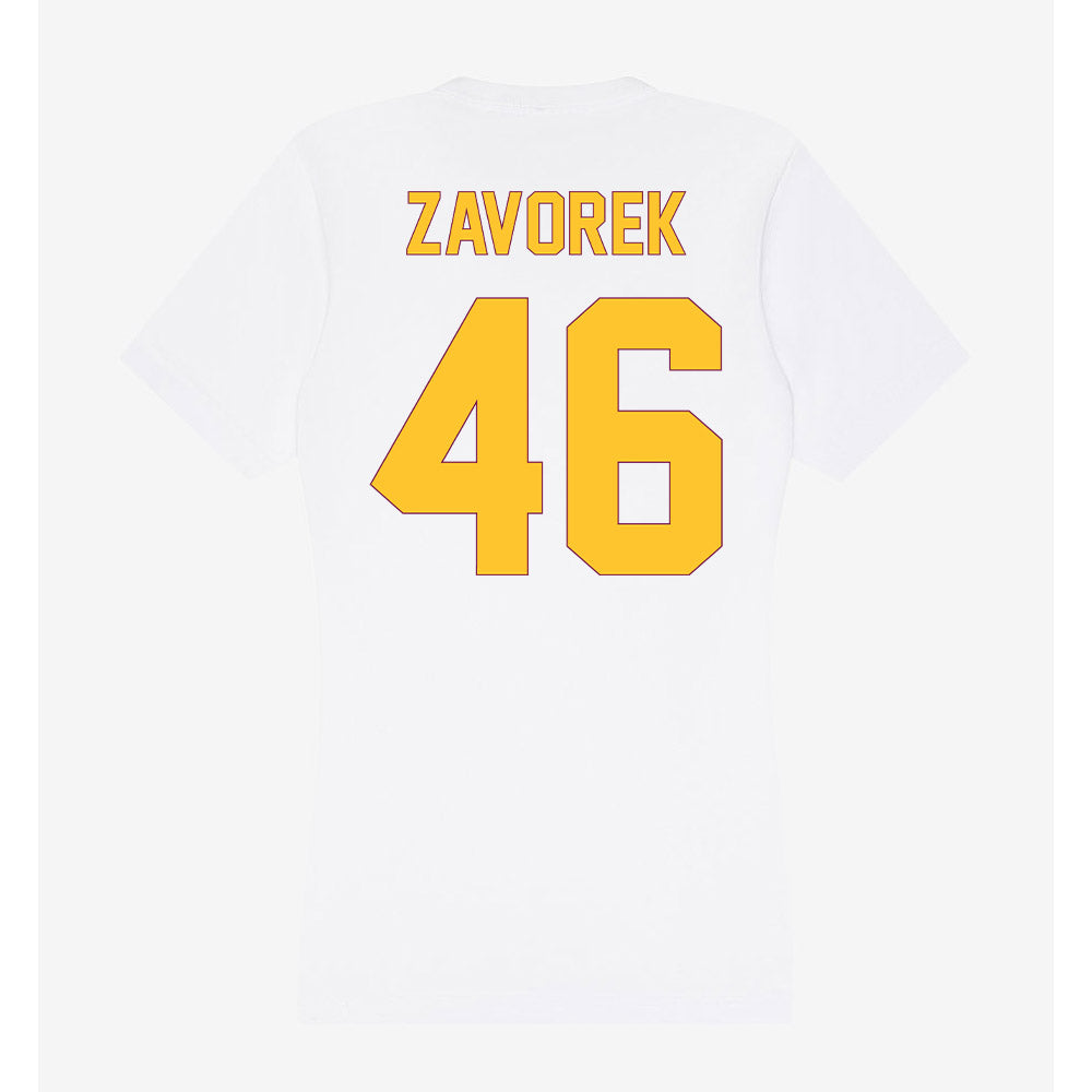 Arizona State - NCAA Baseball : Beckett Zavorek - Classic Shersey Women's V-Neck T-Shirt-1