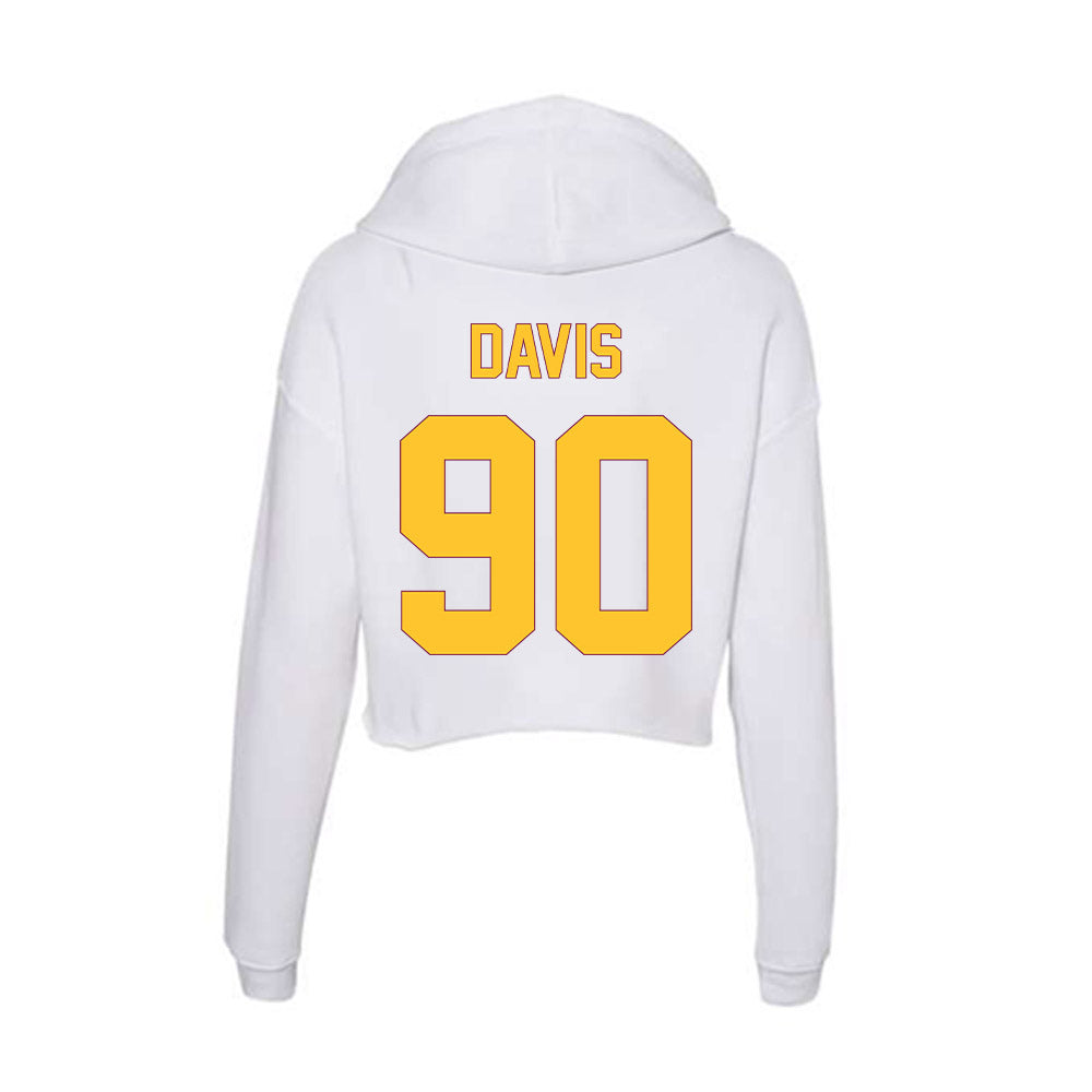 Arizona State - NCAA Football : Cade Davis - Classic Shersey Women's Crop Fleece Hoodie-1