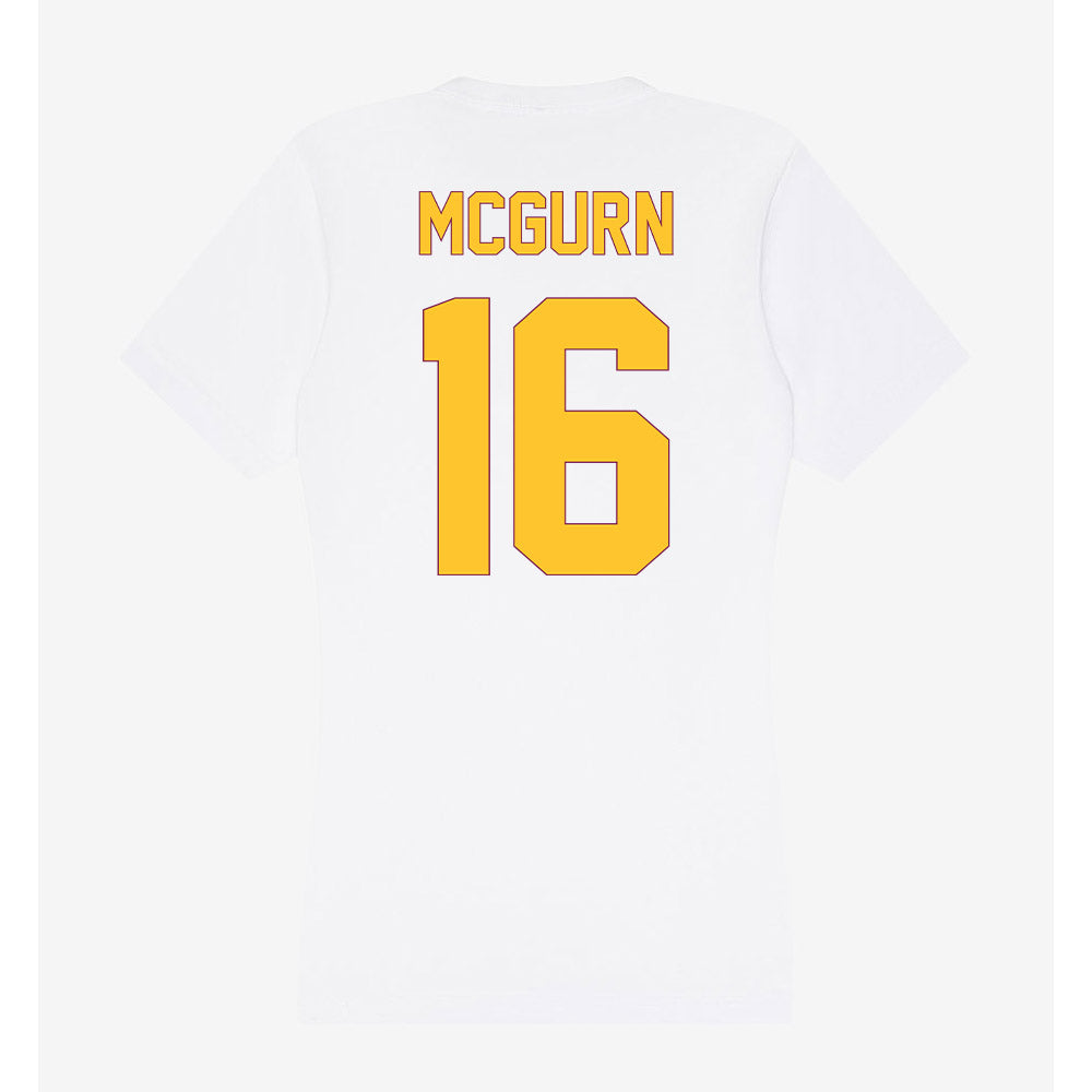 Arizona State - NCAA Men's Ice Hockey : Sean McGurn - Classic Shersey Women's V-Neck T-Shirt-1