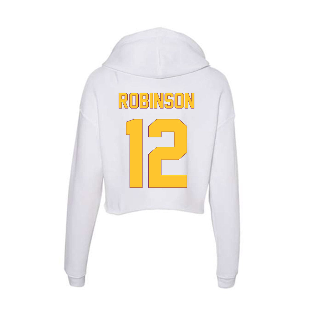 Arizona State - NCAA Football : Javan Robinson - Classic Shersey Women's Crop Fleece Hoodie-1