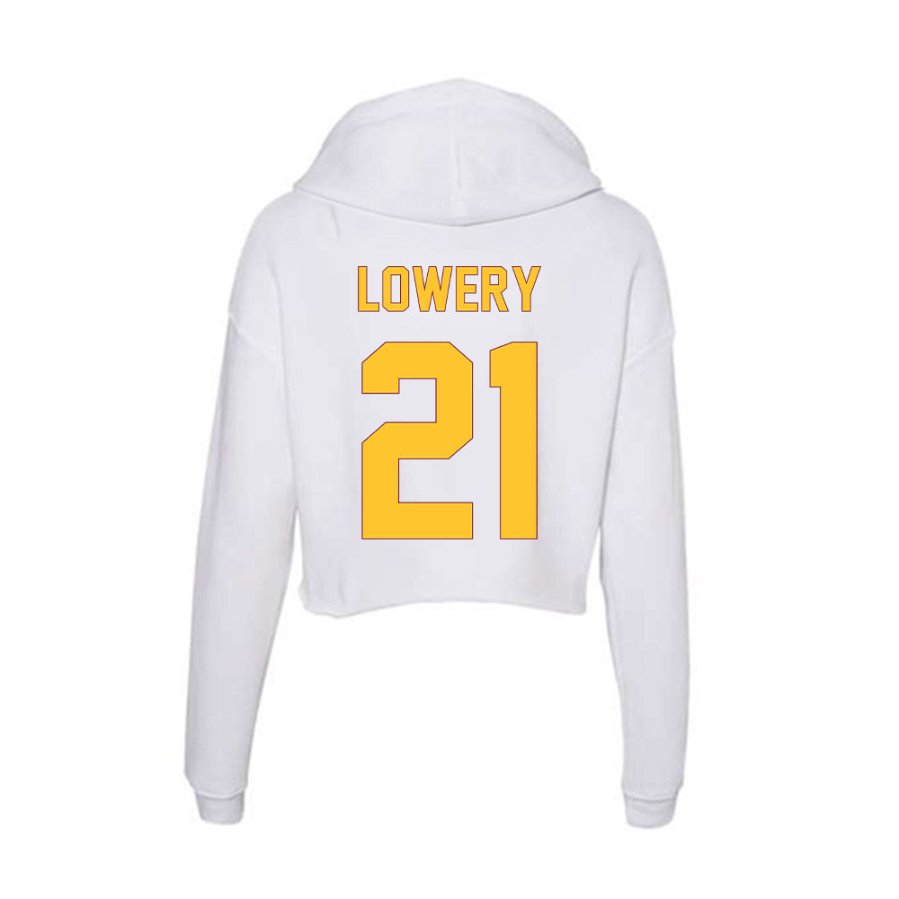 Arizona State - NCAA Women's Lacrosse : Teagan Lowery - Classic Shersey Women's Crop Fleece Hoodie-1