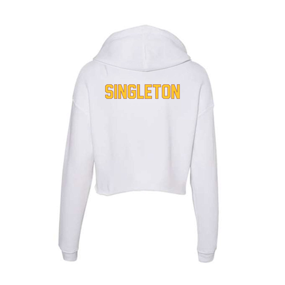 Arizona State - NCAA Men's Track & Field : Braylen Singleton - Classic Shersey Women's Crop Fleece Hoodie-1