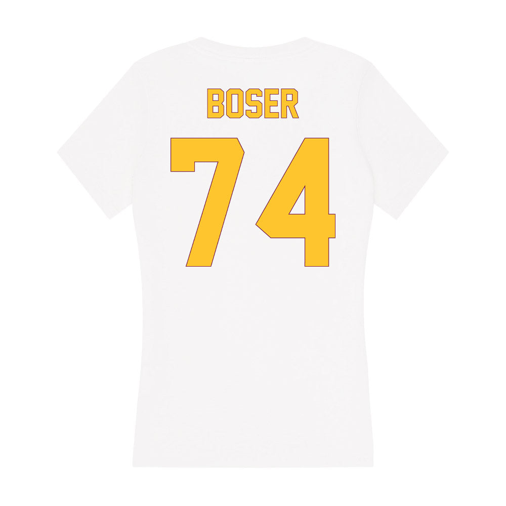 Arizona State - NCAA Men's Ice Hockey : Brasen Boser - Classic Shersey Women's V-Neck T-Shirt-1