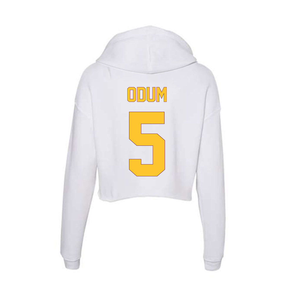 Arizona State - NCAA Men's Basketball : Moe Odum - Classic Shersey Women's Crop Fleece Hoodie-1