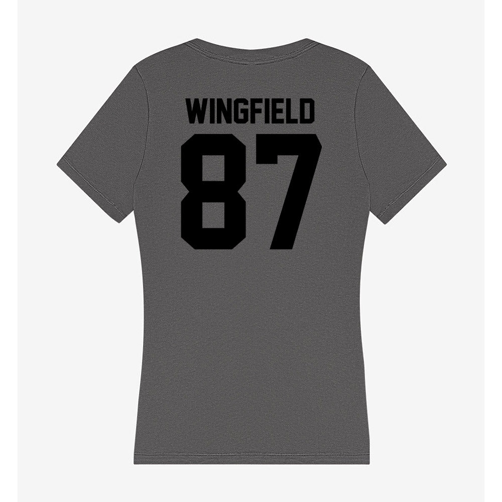 Wake Forest - NCAA Football : Charlie Wingfield - Women's V-Neck T-Shirt-1
