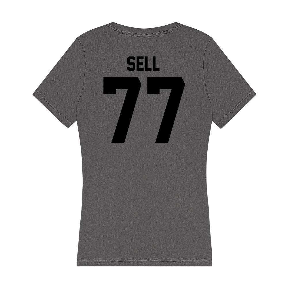 Wake Forest - NCAA Football : George Sell - Women's V-Neck T-Shirt-1