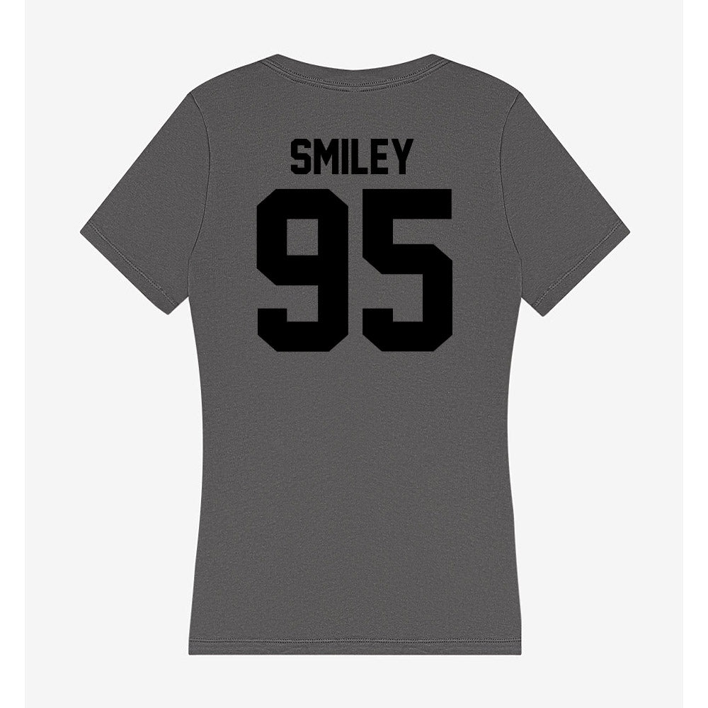 Wake Forest - NCAA Football : Brandon Smiley - Women's V-Neck T-Shirt-1