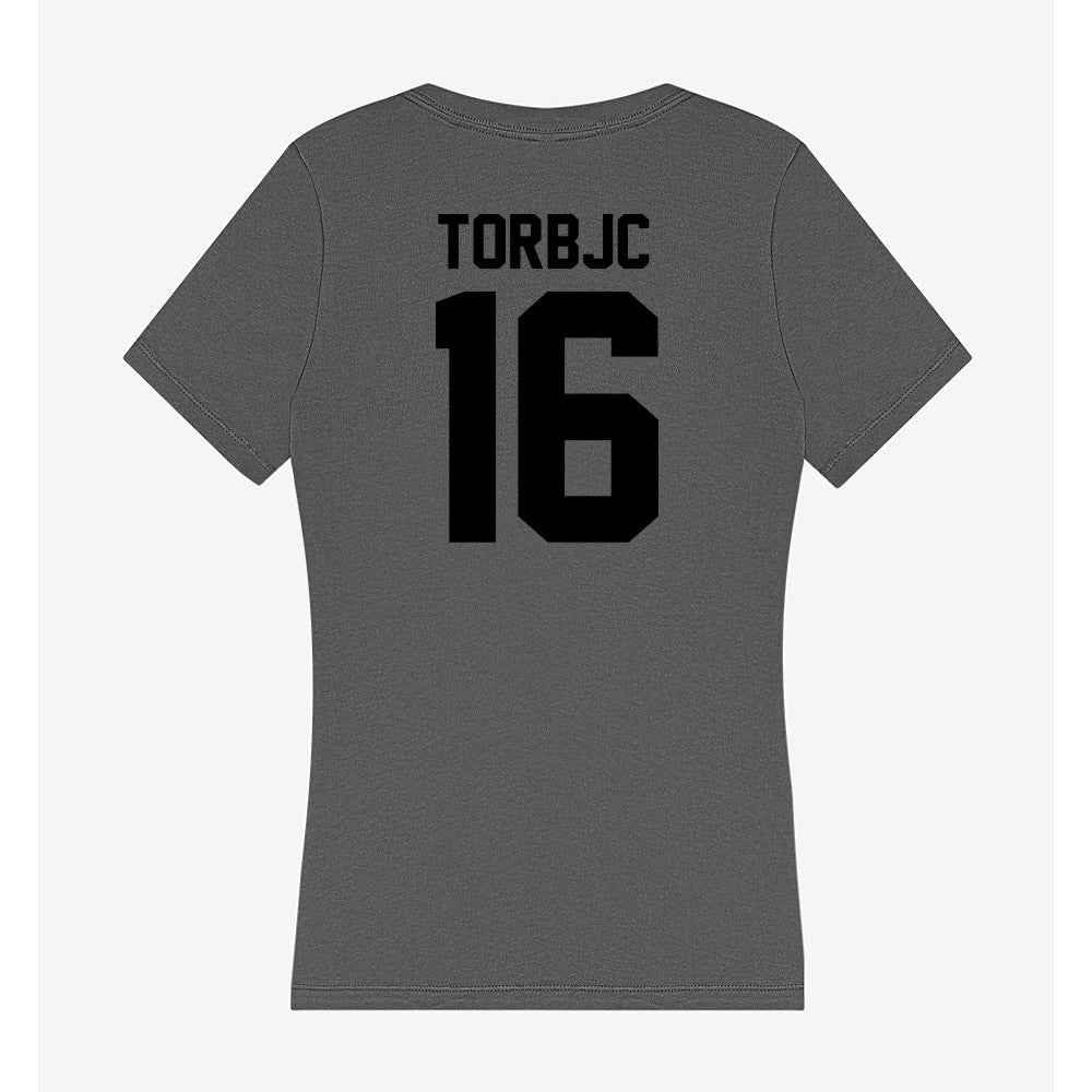 Wake Forest - NCAA Men's Soccer : Joel Torbjc - Women's V-Neck T-Shirt-1