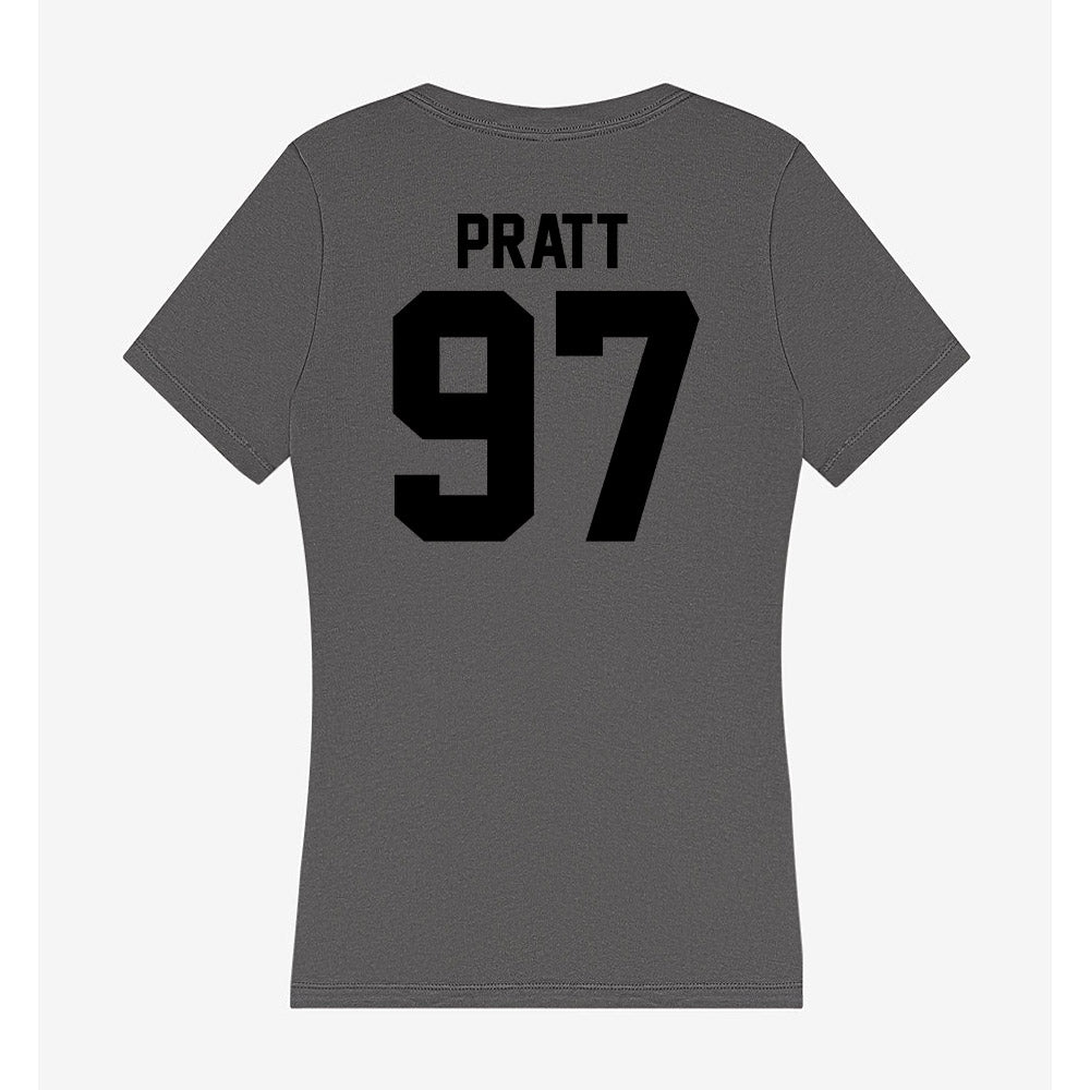 Wake Forest - NCAA Football : Josiah Pratt - Women's V-Neck T-Shirt-1