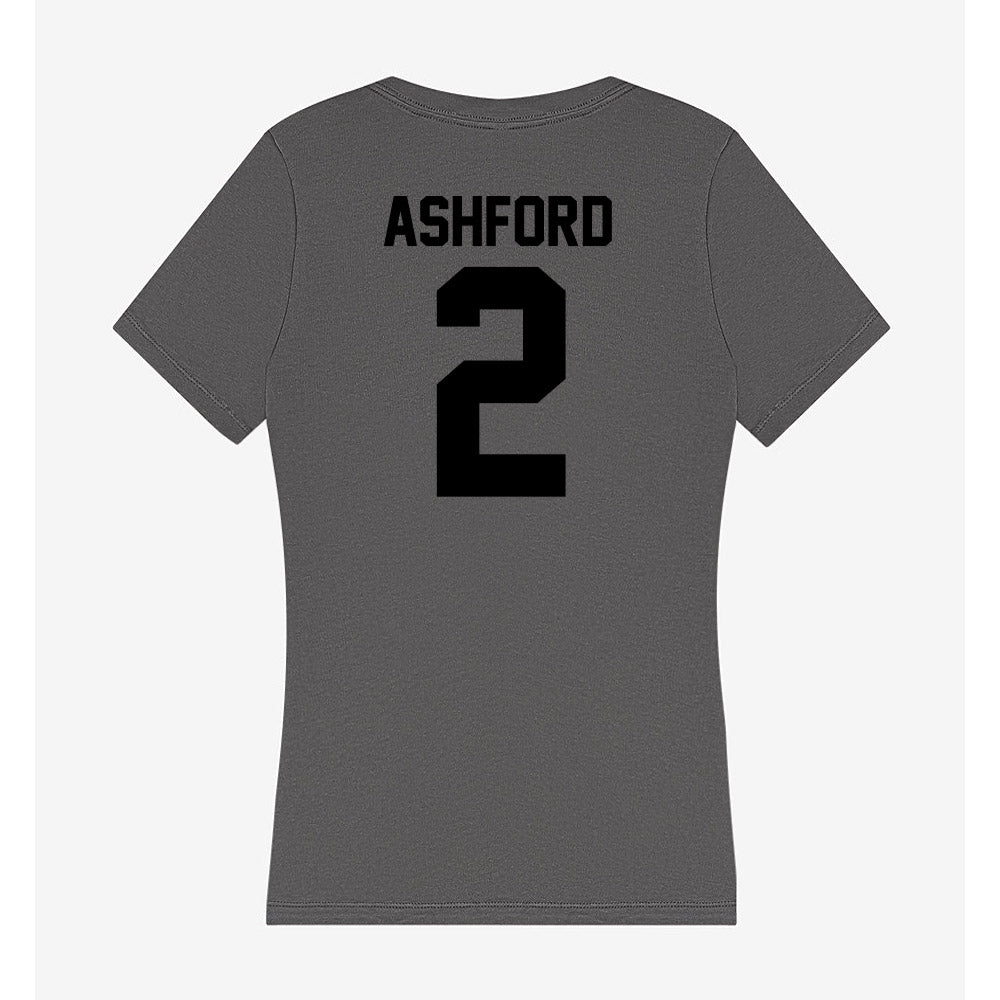 Wake Forest - NCAA Football : Robby Ashford - Women's V-Neck T-Shirt-1
