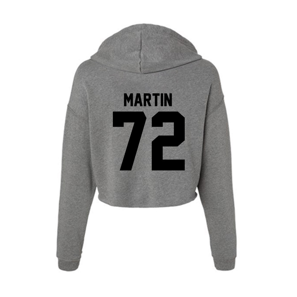 Wake Forest - NCAA Football : Aidan Martin - Women's Crop Fleece Hoodie-1