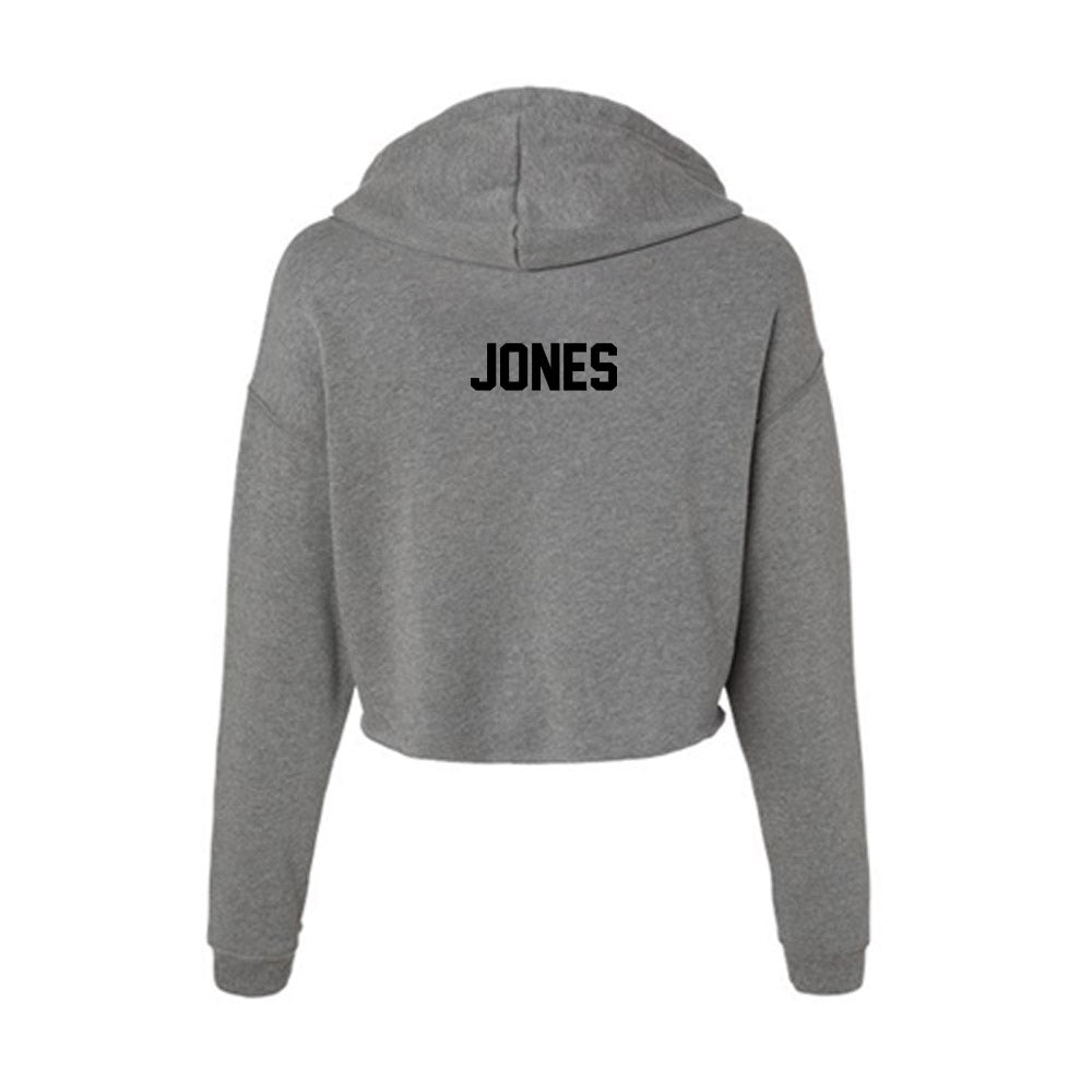Wake Forest - NCAA Men's Track & Field : Hunter Jones - Women's Crop Fleece Hoodie-1