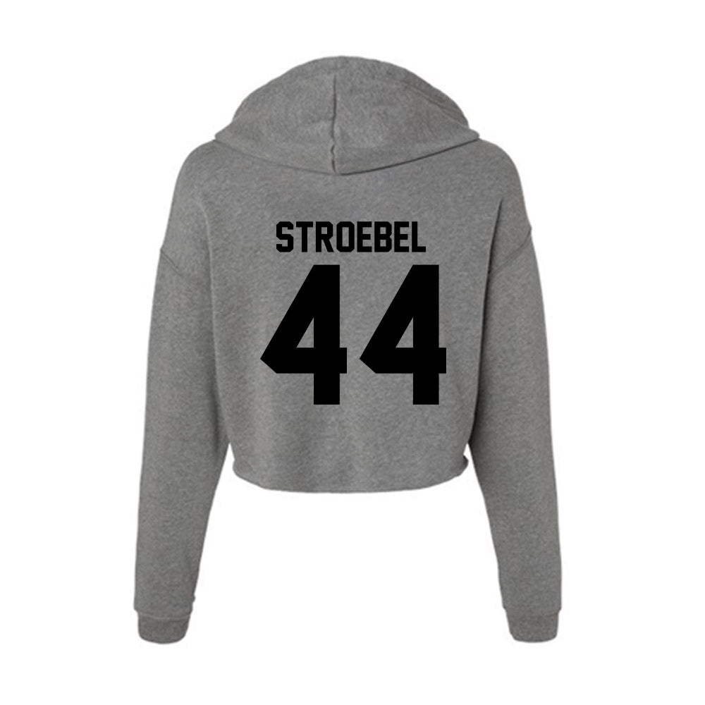 Wake Forest - NCAA Football : Wesley Stroebel - Women's Crop Fleece Hoodie-1