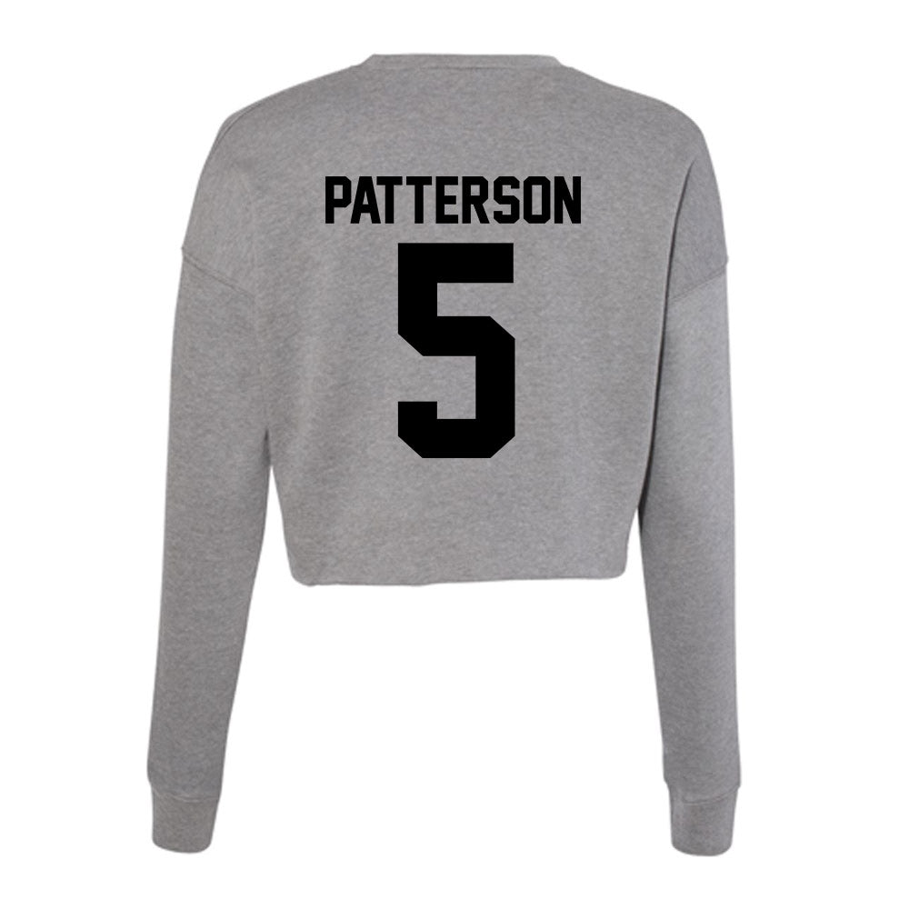 Wake Forest - NCAA Football : Davaughn Patterson - Women's Cropped Crew Fleece-1
