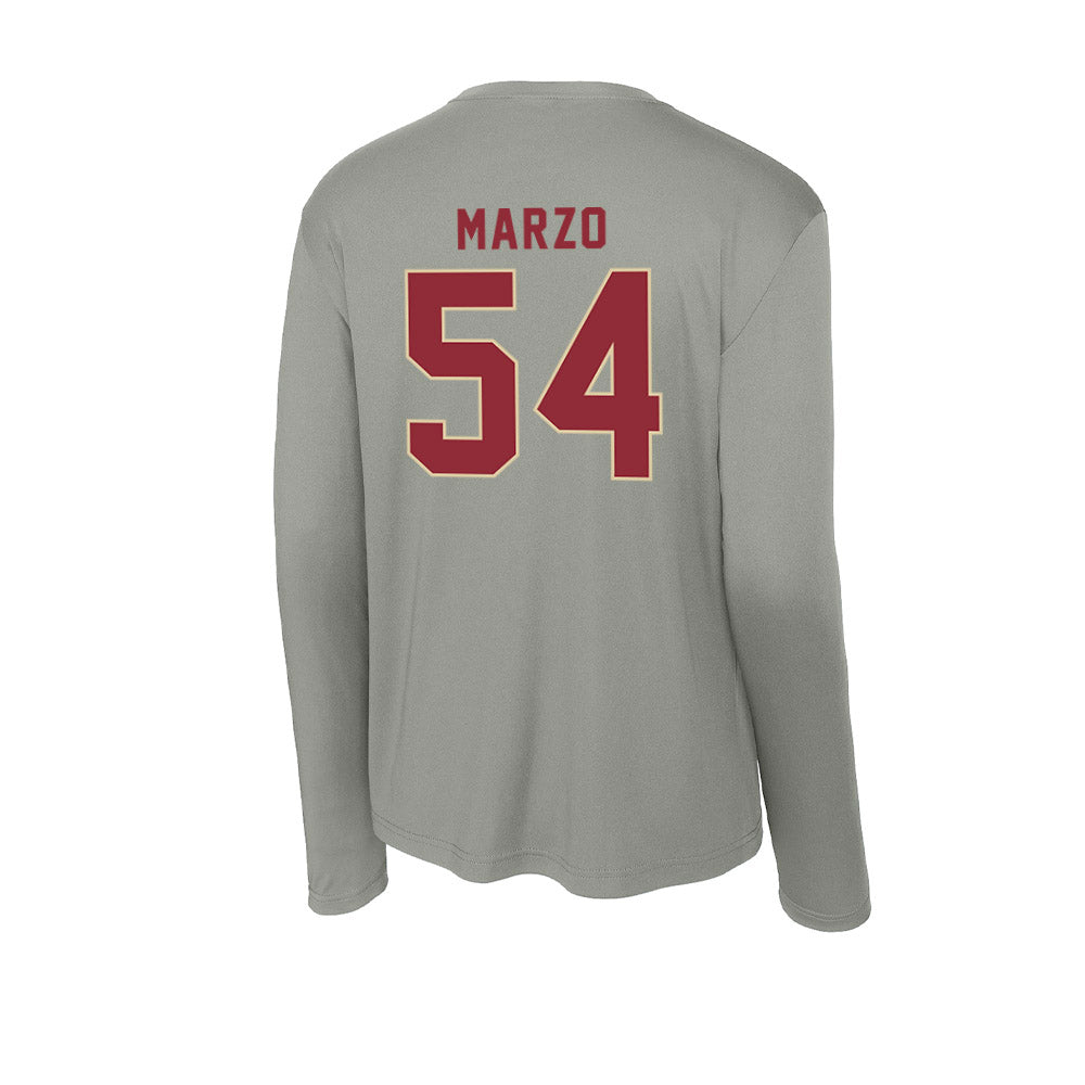 Boston College - NCAA Baseball : Ethan Marzo - Activewear Long Sleeve T-Shirt-1