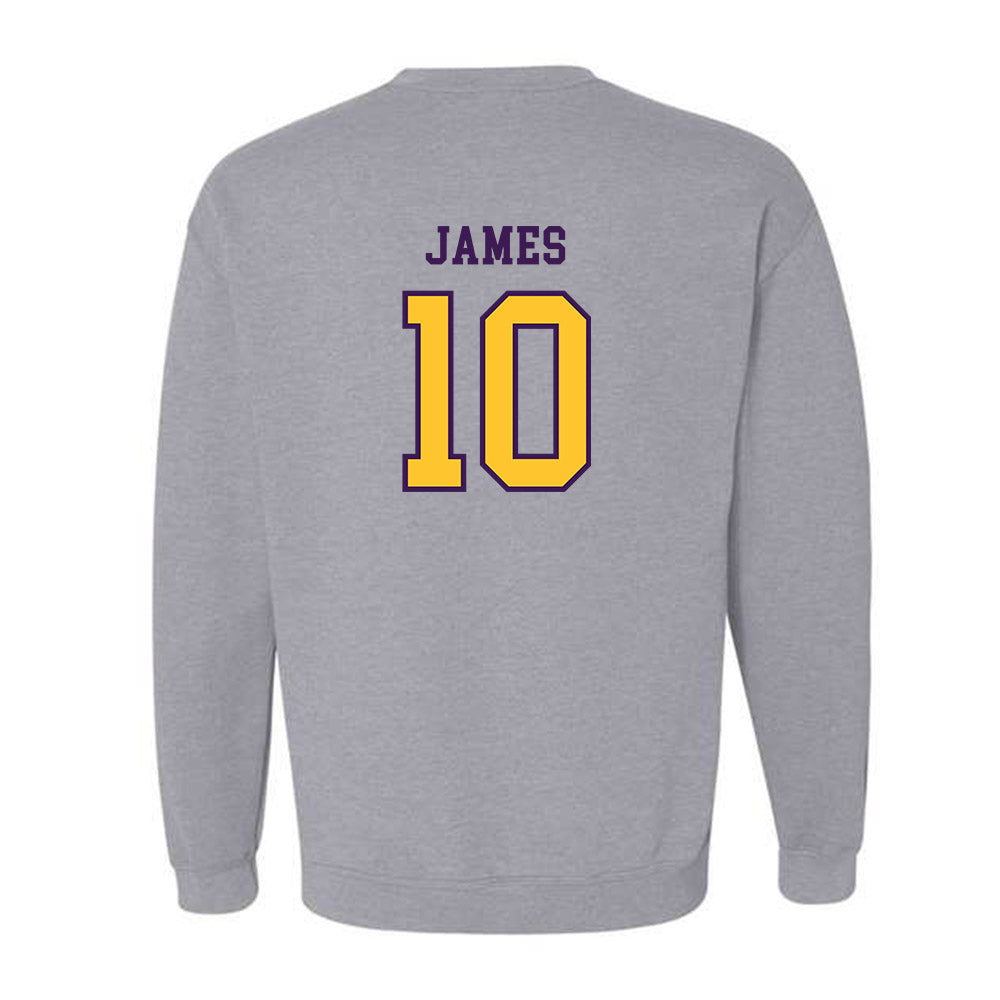 Montevallo - NCAA Men's Basketball : Bryant James - Crewneck Sweatshirt-1