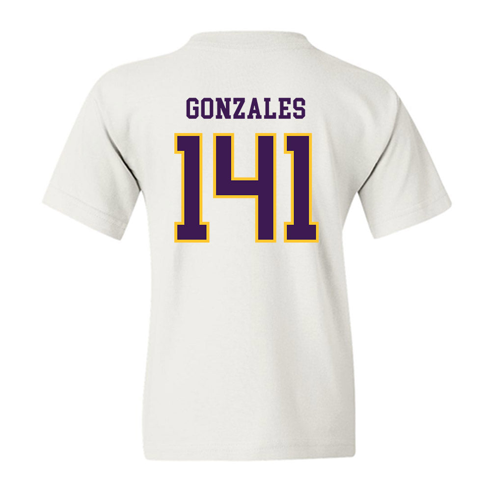 Montevallo - NCAA Wrestling : Manuel Gonzales - Youth T-Shirt-1